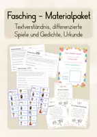 Vorschau - Arbeitsblätter - Materialpaket - Deckblatt