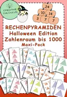 Vorschau - Arbeitsblätter - Materialpaket: Grundschulmathe - Halloween - Deckblatt