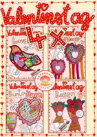 Vorschau - Arbeitsblätter - Valentinstag basteln, malen, zeichnen 4x Materialpaket - Deckblatt