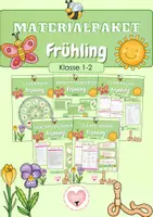Vorschau - Stationenlernen - Frühling - Deckblatt