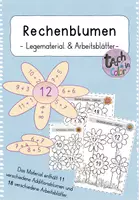 Vorschau - Spiele - Materialpaket - Rechenblumen - Addition - Mathe - Deckblatt