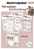 Vorschau - Arbeitsblätter - Materialpaket - Personenbeschreibung - Deckblatt