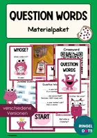 Vorschau - Arbeitsblätter - Questions Words: Materialpaket - Deckblatt