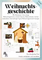 Vorschau - Arbeitsblätter - Materialpaket: Weihnachten, kreative Aufgaben - Deckblatt