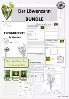 Vorschau - Arbeitsblätter - Materialpaket Löwenzahn - Komplettpaket mit Forscherheft - Deckblatt