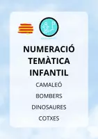 Vista previa - Hojas de trabajo - PAQUET DE MATERIALS: NUMERACIÓ TEMÀTICA INFANTIL - Portada
