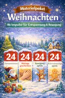 Vorschau - Spiele - Materialpaket Weihnachten – 96 Impulse für Entspannung & Bewegung - Deckblatt