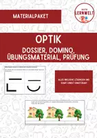 Vorschau - Unterrichtsreihen - Materialpaket "Optik": Unterrichtsdossier, Domino, Übungsmaterial, Prüfung - Deckblatt