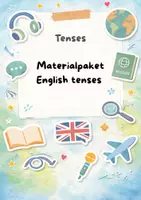 Vorschau - Arbeitsblätter - Materialpaket English Tenses - Deckblatt
