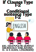 Vorschau - Unterrichtsreihen - If Clauses Type 1 & 2 conditional sentences - XXL BUNDLE: Bilinguale Erklärungen, Differenzierung & Lösungen (E-, G-Kurs) - Deckblatt