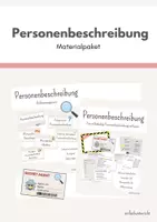 Vorschau - Stundenentwürfe - Materialpaket Personenbeschreibung - Deckblatt