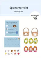 Vorschau - Stationenlernen - Sportunterricht Spiele, Regeln, Rituale Materialpaket (wachsend) - Deckblatt