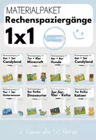 Vorschau - Arbeitsblätter - RECHENSPAZIERGANG EINMALEINS: Materialpaket: - Deckblatt