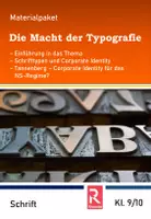 Vorschau - Arbeitsblätter - Materialpaket Die Macht der Typografie - Deckblatt