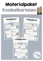 Vorschau - Aufgabenkarten - Materialpaket - Knobelkarteien Klasse 1-4 - Deckblatt