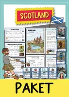 Vorschau - Arbeitsblätter - Scotland Mega-Paket (Englisch) + 20 Materialien - Deckblatt