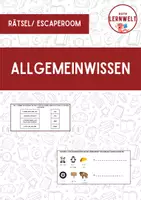 Vorschau - Arbeitsblätter - Materialpaket "Allgemeinwissen" - Deckblatt