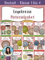 Vorschau - Spiele - Materialpaket Legekreise für den Deutschunterricht - Deckblatt