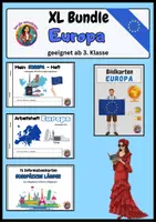 Vorschau - Arbeitsblätter - XL Materialpaket - Entdeckungsreise durch Europa - Deckblatt