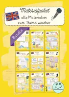 Vorschau - Arbeitsblätter - Materialpaket: weather - Deckblatt