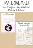 Vorschau - Stundenentwürfe - Unterrichtsreihe zu Lesestrategien & Entwurf (Klasse 2-3) - Deckblatt
