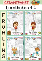 Vorschau - Arbeitsblätter - Frühling Lerntheken | Arbeitsblätter Klasse 1-4 | Grundschule - Deckblatt