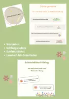 Vorschau - Arbeitsblätter - Materialpaket Frühling - Deutsch - Deckblatt