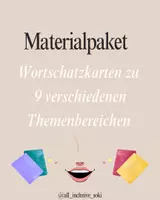 Vorschau - Spiele - Materialpaket 9x Wortschatzkarten - Deckblatt