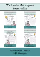 Vorschau - Arbeitsblätter - Wachsendes Materialpaket - Internetrallye - Deckblatt