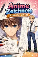 Vorschau - Stundenentwürfe - Materialpaket: Animes zeichnen Schritt für Schritt - Deckblatt