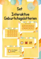 Vorschau - Präsentationen/Tafelbilder - Materialpaket Geburtstag interaktiv - Deckblatt