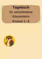 Vorschau - Bildkarten - Materialpaket Tagebuch vers. Klassentiere - Deckblatt