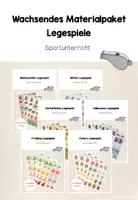 Vorschau - Spiele - Wachsendes Materialpaket Sportunterricht Legespiele - Deckblatt