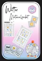 Vorschau - Spiele - Materialpaket Thema Wetter - Deckblatt