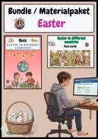 Vorschau - Stationenlernen - Materialpaket / Bundle Easter in different countries - Deckblatt