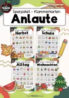 Vorschau - Arbeitsblätter - Sparpaket - Klammerkarten - Anlaute - Deckblatt