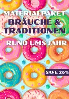 Vorschau - Unterrichtsreihen - Materialpaket Bräuche & Traditionen - Deckblatt
