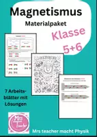 Vorschau - Arbeitsblätter - Materialpaket Magnetismus - Deckblatt
