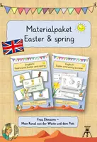 Vorschau - Arbeitsblätter - Kleines Materialpaket Englisch: Easter and spring (Flashcards + Arbeitsheft) - Deckblatt