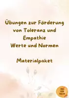 Vorschau - Bildkarten - Materialpaket Empathie und Toleranz üben, Demokratiebildung, Werte und Normen, Religion, Kommunikation, Politik, Deutsch - Deckblatt