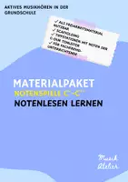 Vorschau - Arbeitsblätter - Materialpaket Notenspiele 1 - Tonraum c'-c'' - Deckblatt