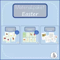 Vorschau - Spiele - Materialpaket Easter Ostern Englischunterricht - Deckblatt