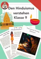 Vorschau - Stundenentwürfe - Hinduismus verstehen: Grundlagen, Götterwelt & Glaubenspraxis (Klasse 9) - Deckblatt