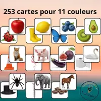 Aperçu - Jeux - 253 cartes en 11 couleurs - Page de couverture