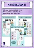 Vorschau - Unterrichtsreihen - Materialpaket: Body parts (Englisch in der Grundschule) - Deckblatt