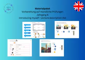 Vorschau - Arbeitsblätter - Materialpaket - oral exams grade 6 - Deckblatt