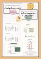 Vorschau - Arbeitsblätter - Gesamtpaket Daten und Diagramme I Klasse 3 und 4 I Säulendiagramm I Durchschnitt I Balkendiagramm I Skala - Deckblatt