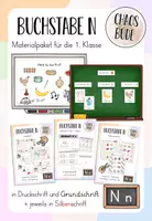 Vorschau - Spiele - Buchstabe N n - Materialpaket für die 1. Klasse - Deckblatt