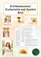Vorschau - Arbeitsblätter - Materialpaket Eucharistie, Symbol Brot, Kommunion - Deckblatt