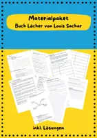 Vorschau - Arbeitsblätter - Materialpaket - Lektüre Löcher von Louis Sachar - Deckblatt
